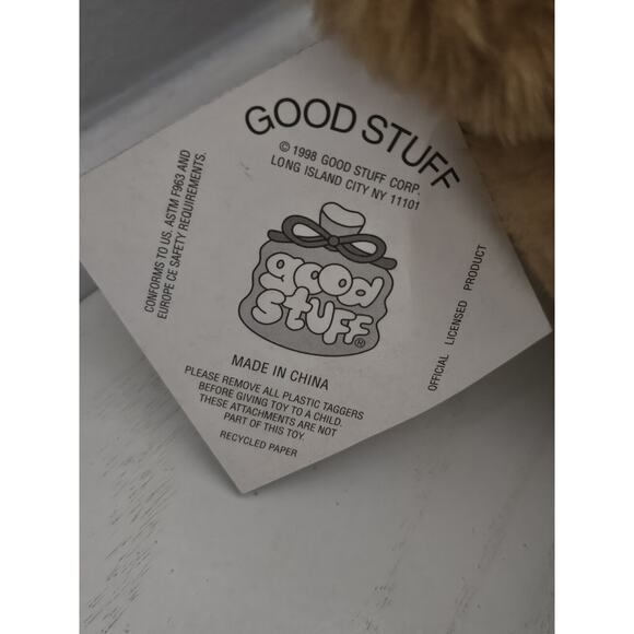 Vintage Rare New York Jets NFL Good Stuff 90s Football Plush Bear Figure 15" - Picture 10 of 11